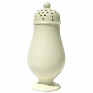 A rare antique Georgian Yorkshire Creamware pottery Sugar Sifter Muffineer C.1780