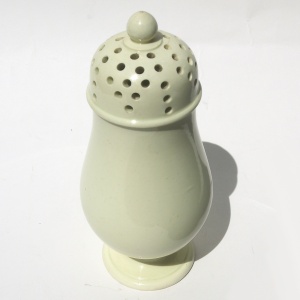 A rare antique Georgian Yorkshire Creamware pottery Sugar Sifter Muffineer C.1780
