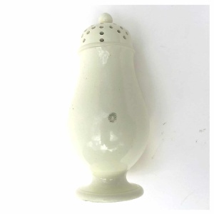 A rare antique Georgian Yorkshire Creamware pottery Sugar Sifter Muffineer C.1780