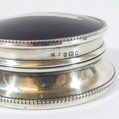 An extremely rare antique English solid silver Box with Ocean Liner Ship - Maritime C.1925 - Image 5