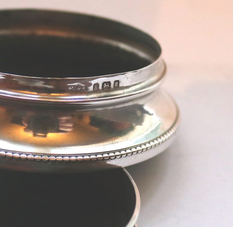 An extremely rare antique English solid silver Box with Ocean Liner Ship - Maritime C.1925