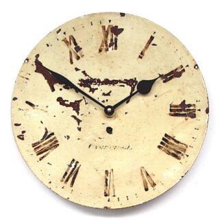 Original early 20th century railway/waiting room style vintage clock dial/face.