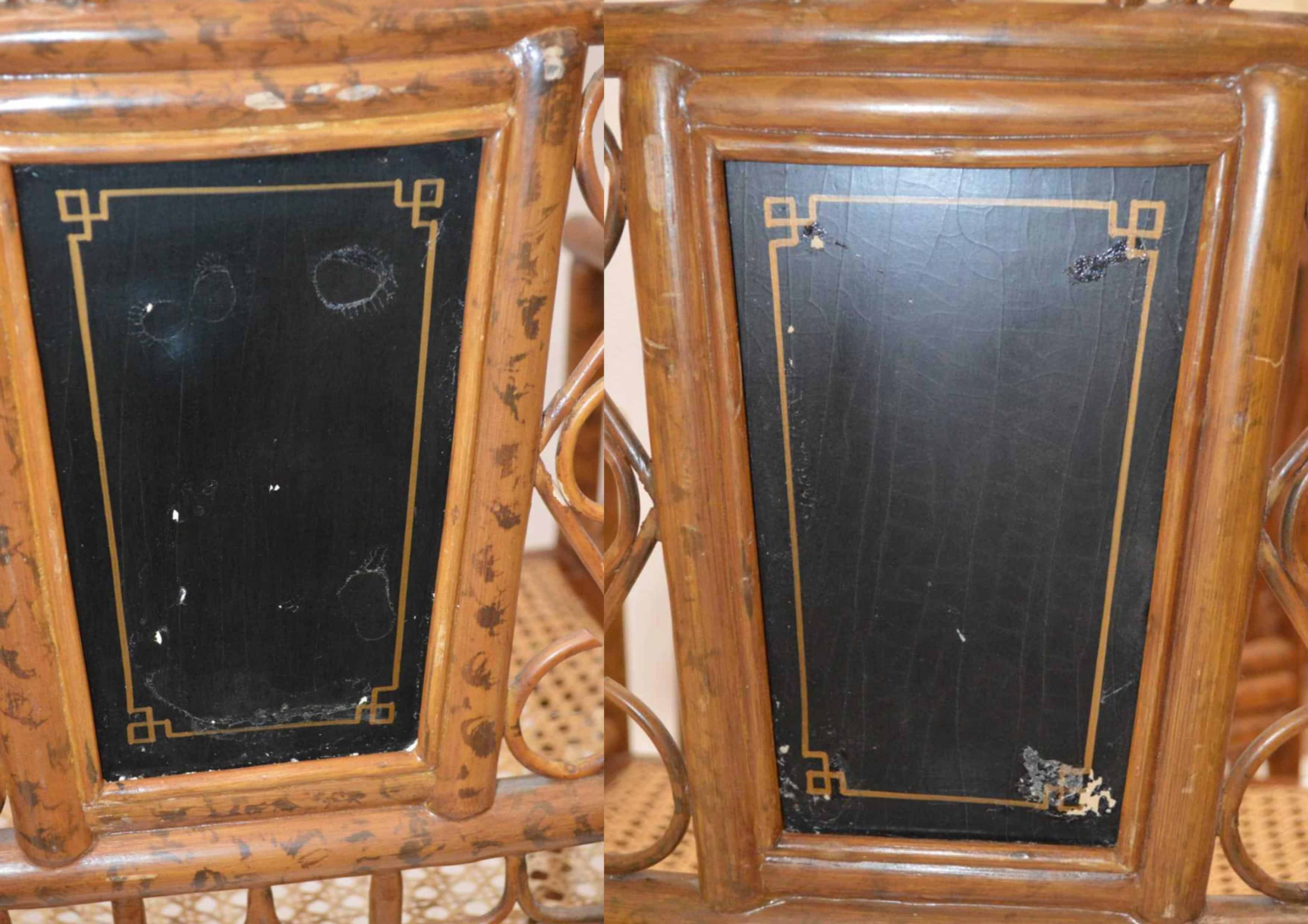 Pair of Faux Bamboo Brighton Pavilion Chairs