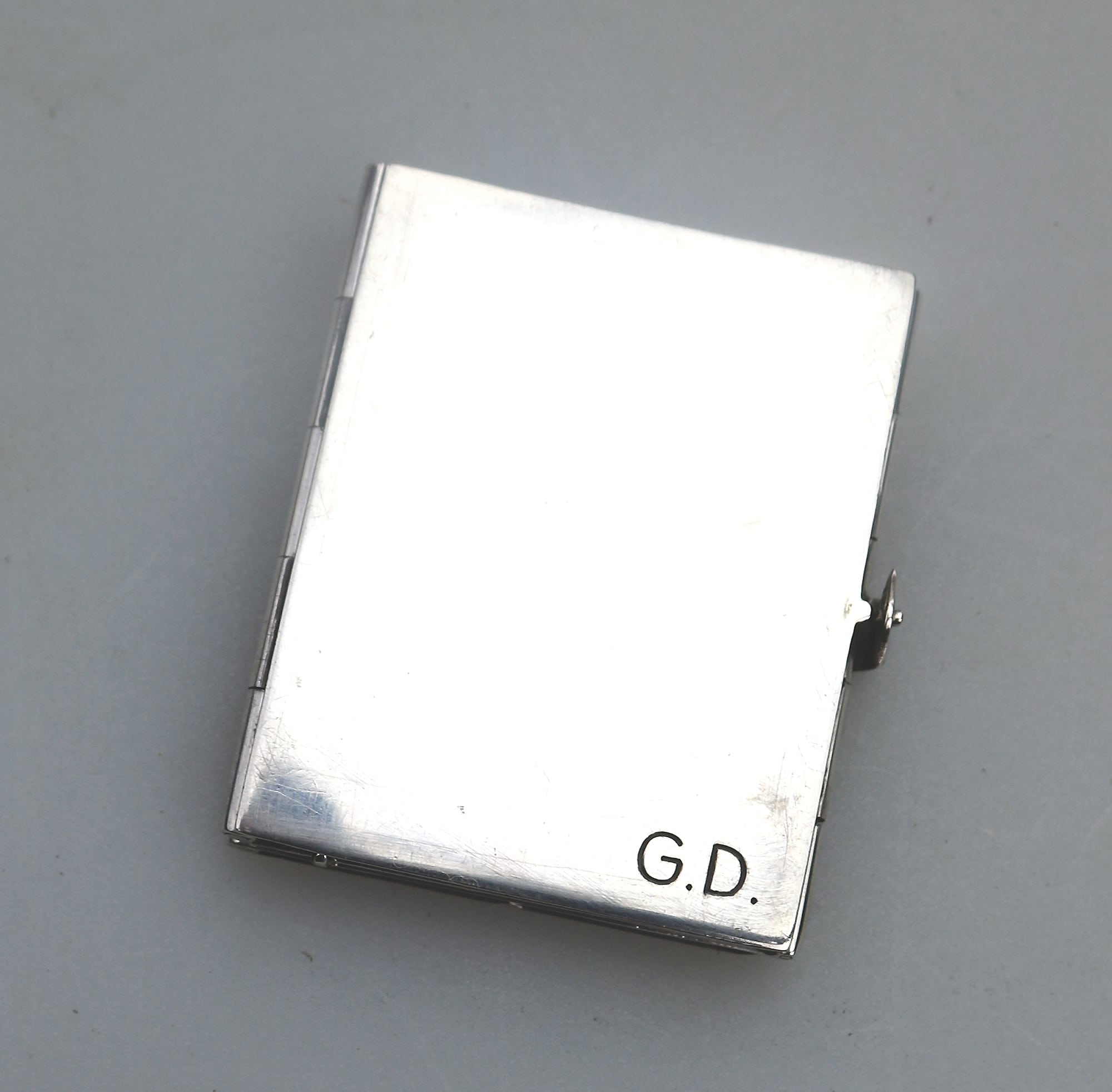 An antique 935 solid silver novelty quadrifold Pocket Photograph Frame C.1910
