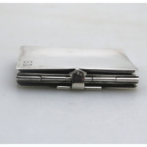 An antique 935 solid silver novelty quadrifold Pocket Photograph Frame C.1910