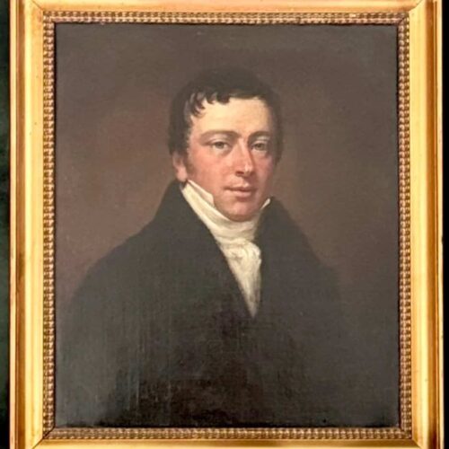 Portrait British School 1800's in the manner of John Graham Gilbert (1794-1866)