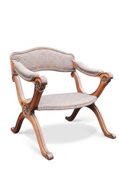 Rare 18th Century Hand-Crafted Metamorphic Savonarola Prayer Chair "Prie-Dieu"