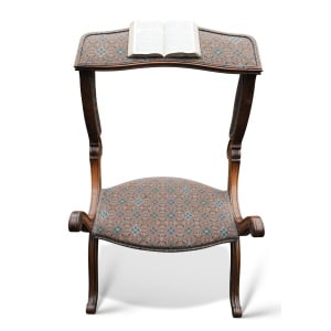 Rare 18th Century Hand-Crafted Metamorphic Savonarola Prayer Chair "Prie-Dieu"
