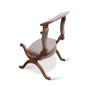 Rare 18th Century Hand-Crafted Metamorphic Savonarola Prayer Chair "Prie-Dieu"
