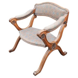 Rare 18th Century Hand-Crafted Metamorphic Savonarola Prayer Chair "Prie-Dieu"