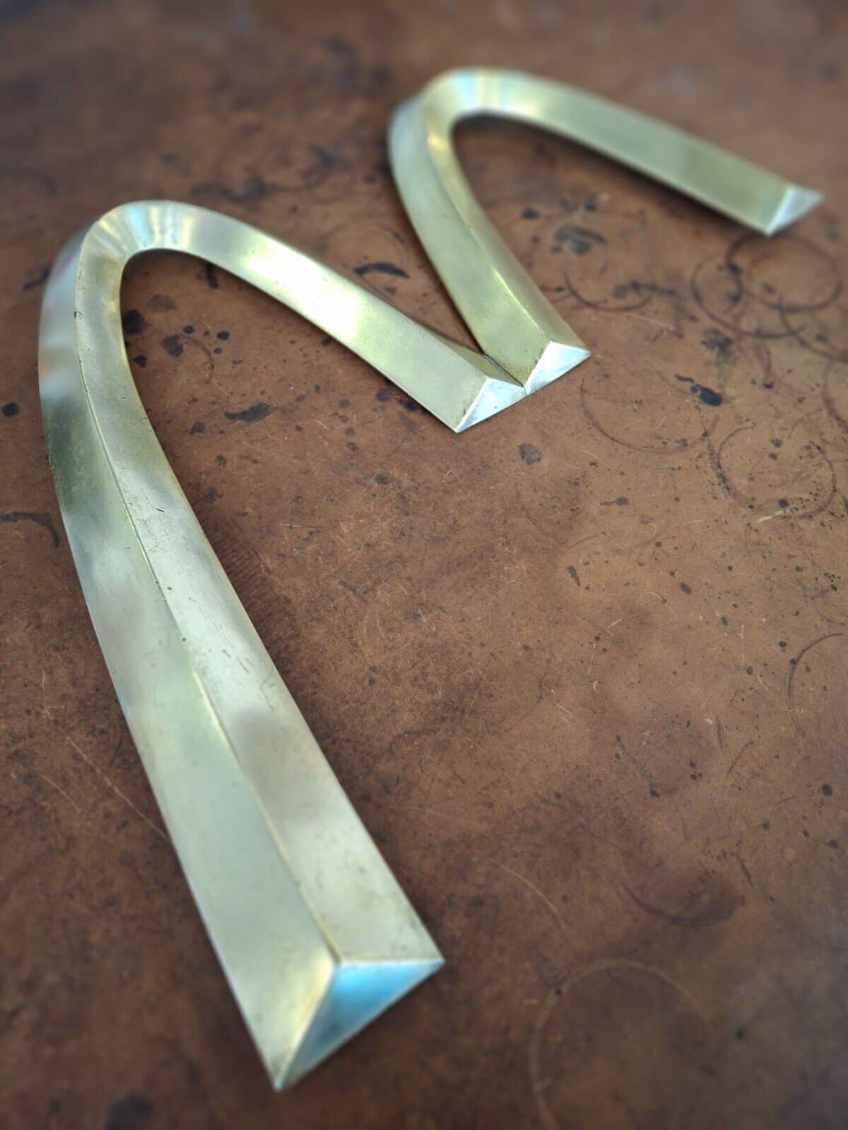 Rare 1970's McDonald's Golden Arches Bronze M Advertising Sign. Vintage/Salvage