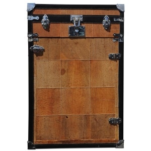 Rare High-End Bespoke Shagreen Travelling Trunk Cocktail Bar by Ginger Brown