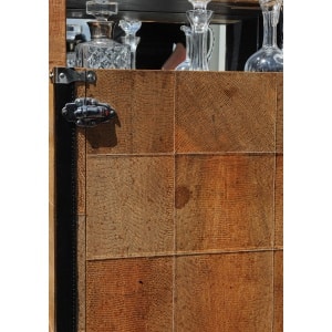 Rare High-End Bespoke Shagreen Travelling Trunk Cocktail Bar by Ginger Brown