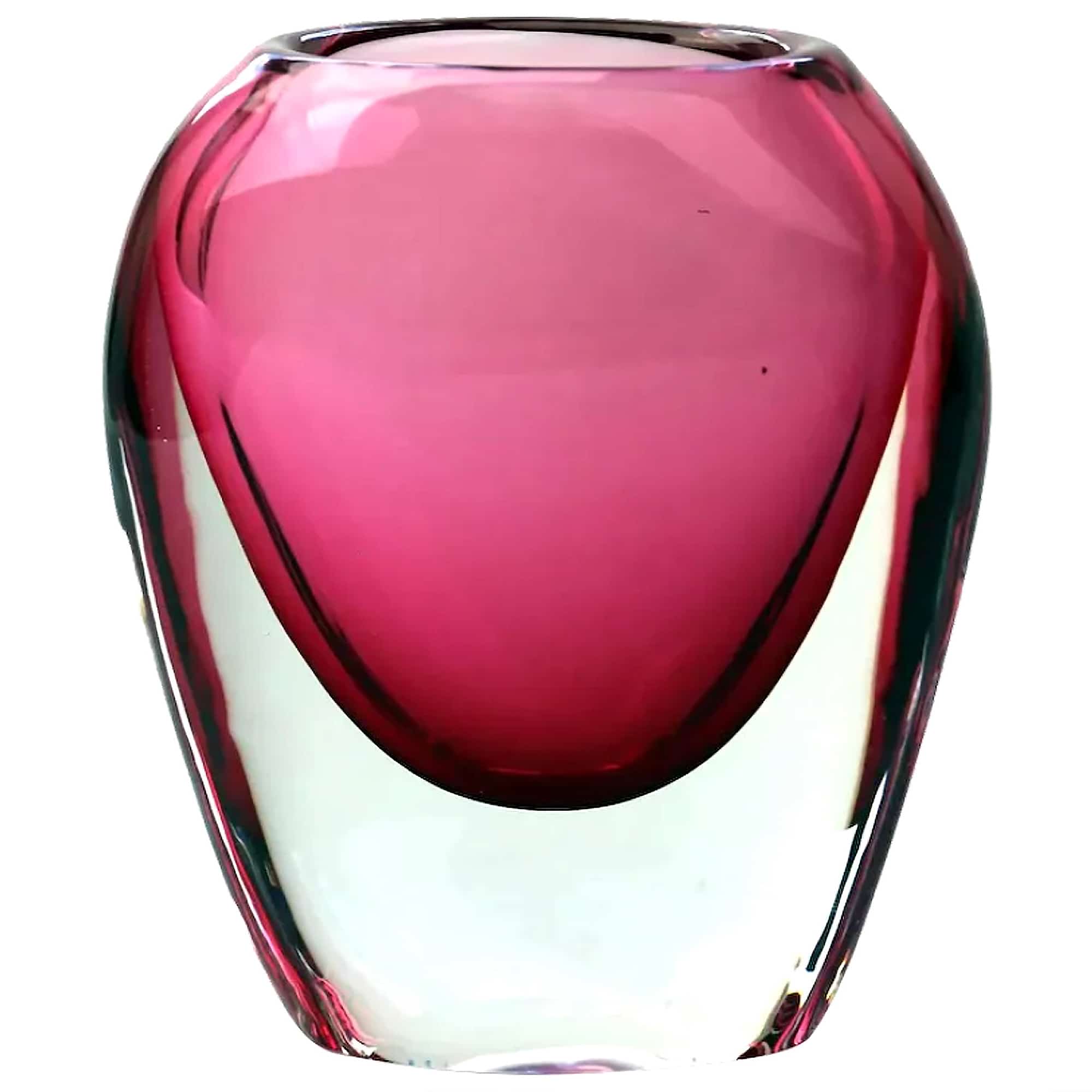 An attractive mid century retro contemporary art glass hand-blown Vase C.20thC