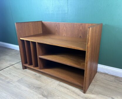 Retro Vintage Mid Century Danish 🇩🇰 Teak Record Vinyl Media Cabinet-Courier