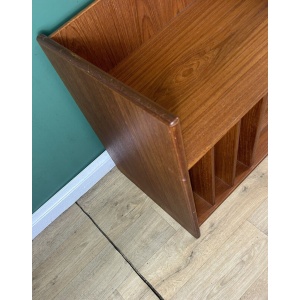 Retro Vintage Mid Century Danish 🇩🇰 Teak Record Vinyl Media Cabinet-Courier