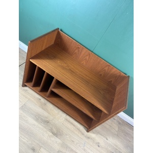 Retro Vintage Mid Century Danish 🇩🇰 Teak Record Vinyl Media Cabinet-Courier