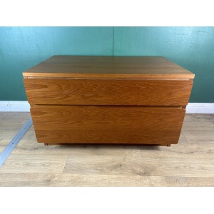 Retro Vintage Mid Century Teak Beaver&Tapley Tv-Cabinet-Courier