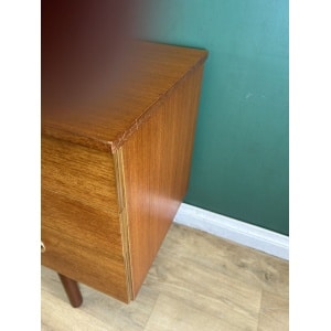 Retro Vintage Mid Century Teak Desk By Avalon Furniture-Courier