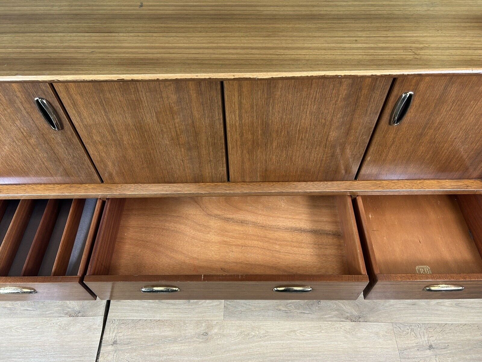Retro Vintage Mid Century Teak G Plan Brasilia Sideboard -Courier