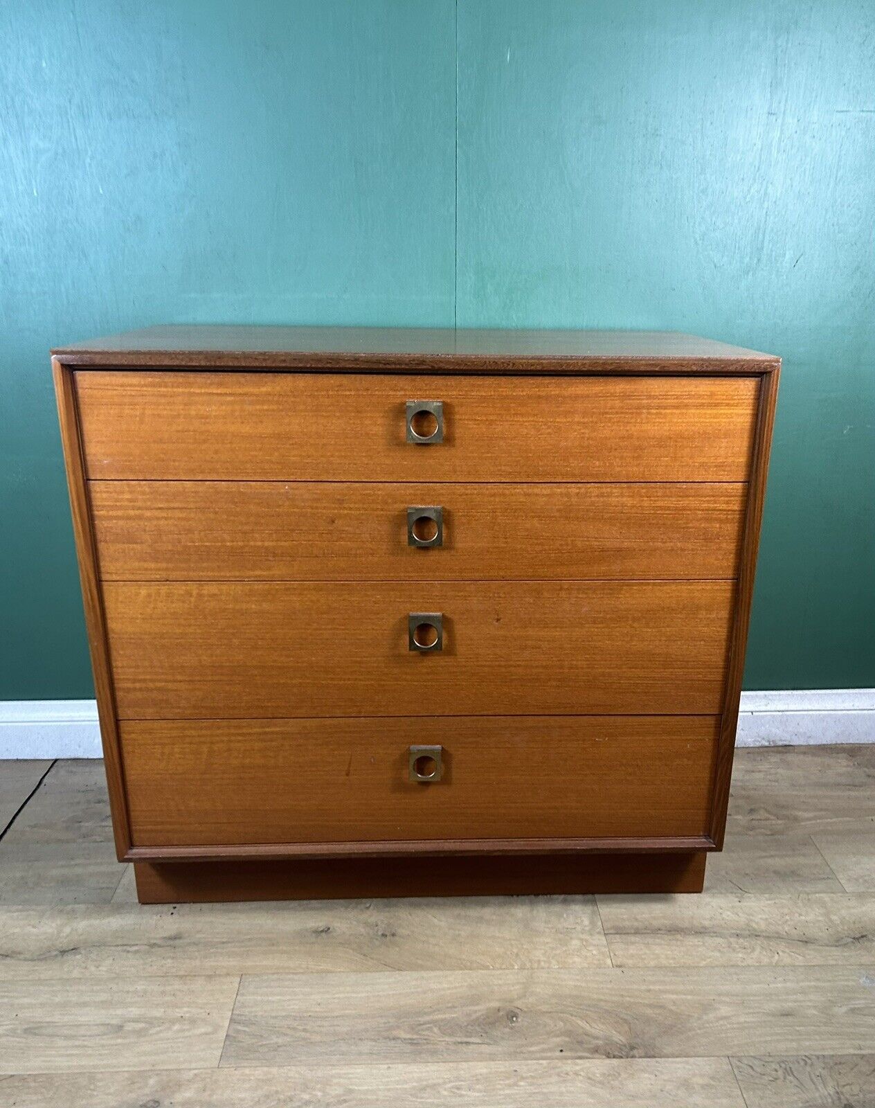 Retro Vintage Mid Century Teak G Plan Form 5 Chest Of Drawers-Courier