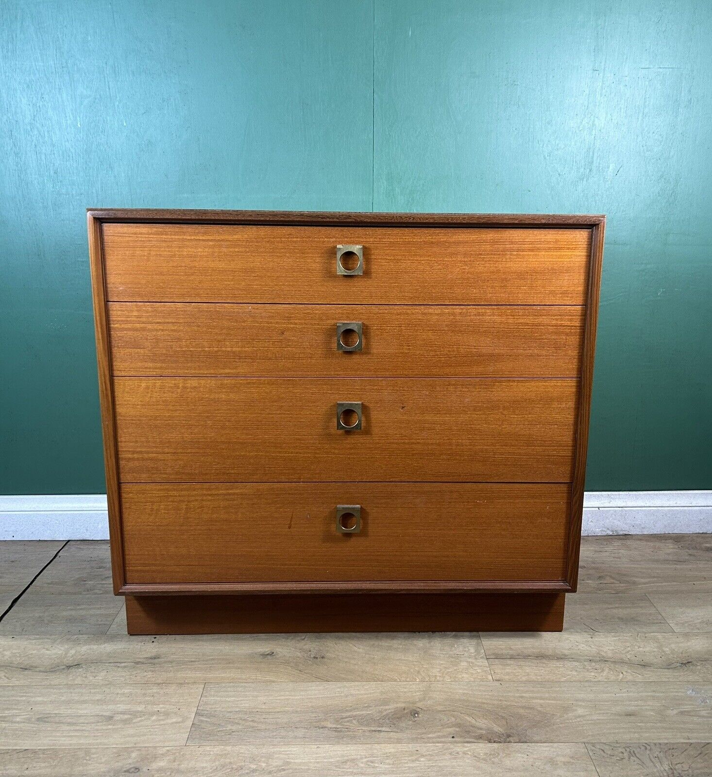 Retro Vintage Mid Century Teak G Plan Form 5 Chest Of Drawers-Courier