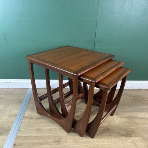 Retro Vintage Mid Century Teak G Plan Nest Of Tables