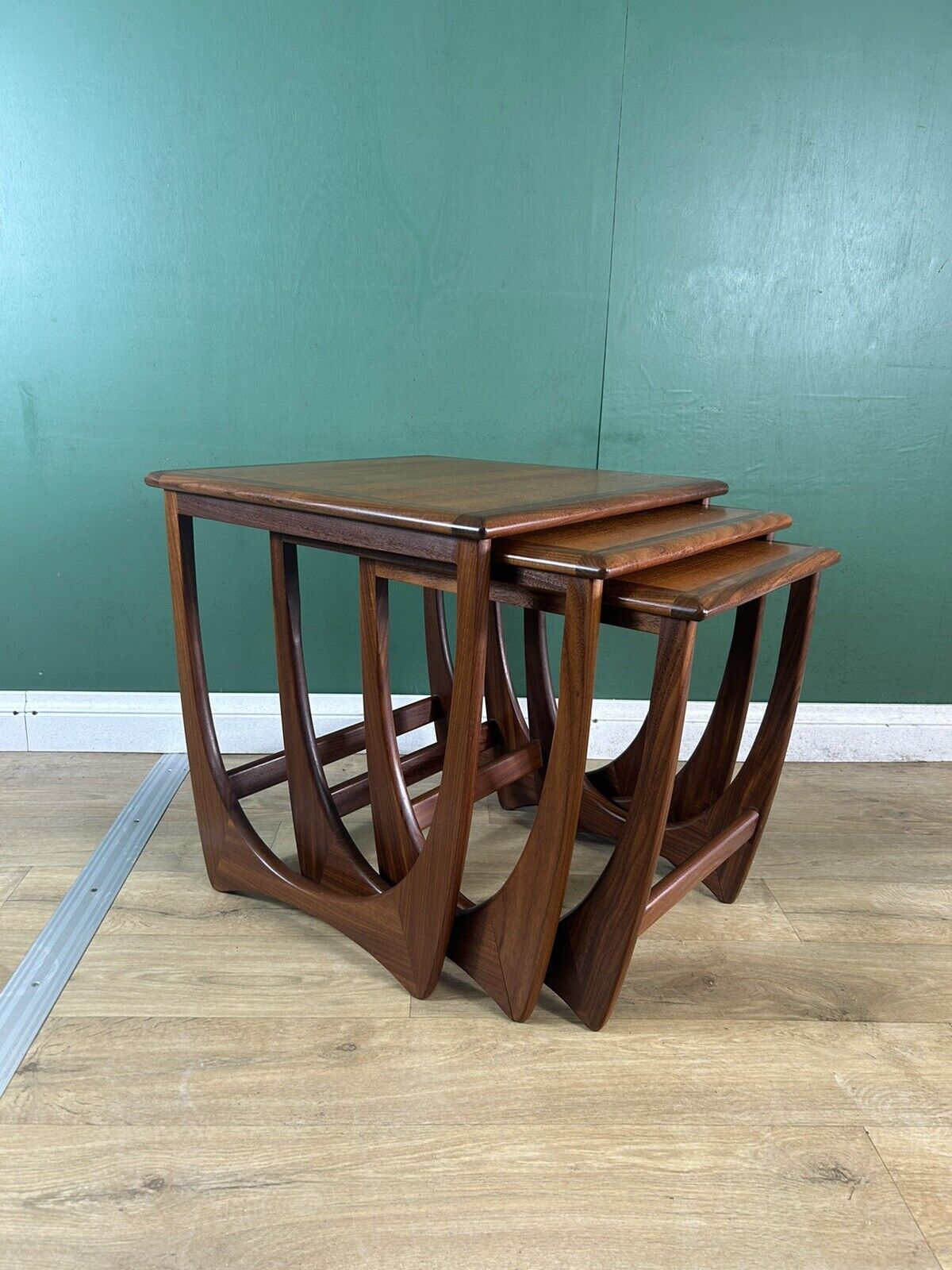 Retro Vintage Mid Century Teak G Plan Nest Of Tables