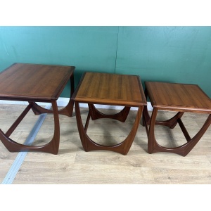 Retro Vintage Mid Century Teak G Plan Nest Of Tables