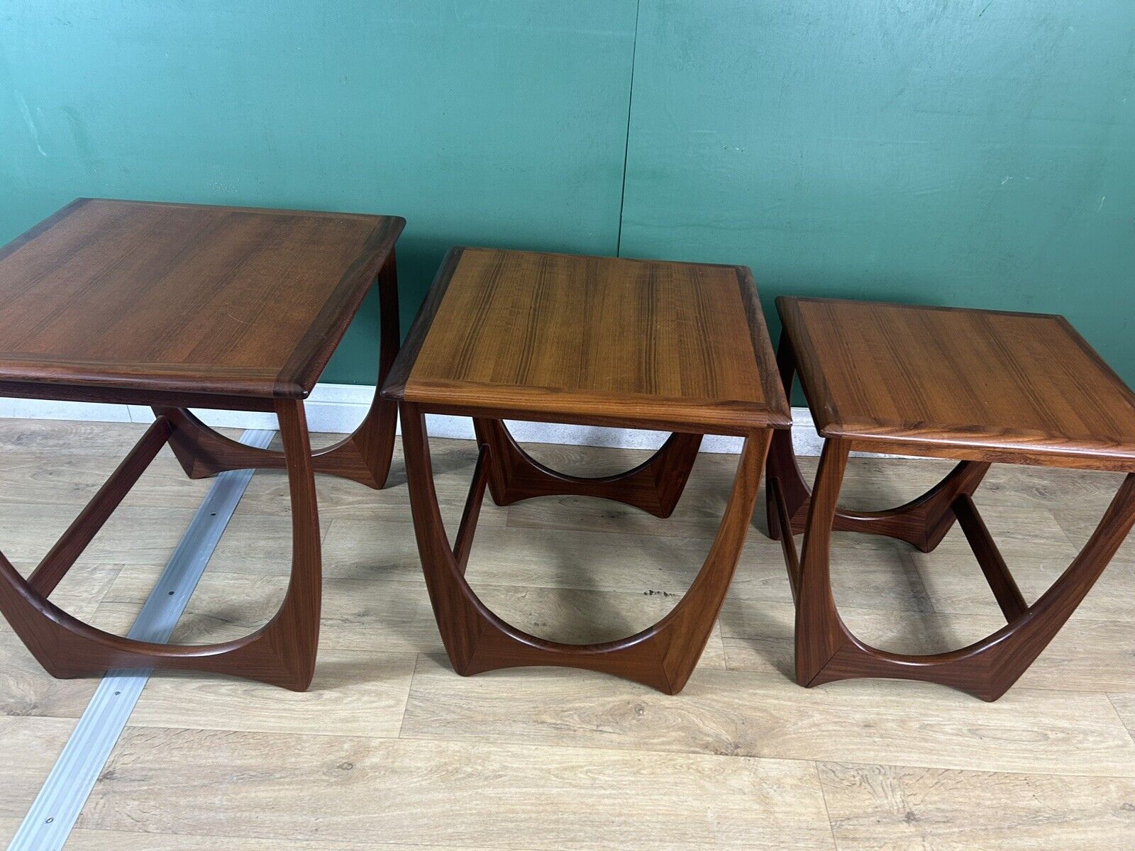 Retro Vintage Mid Century Teak G Plan Nest Of Tables