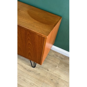 Retro Vintage Mid Century Teak G Plan Sideboard On Hairpin Legs-Courier