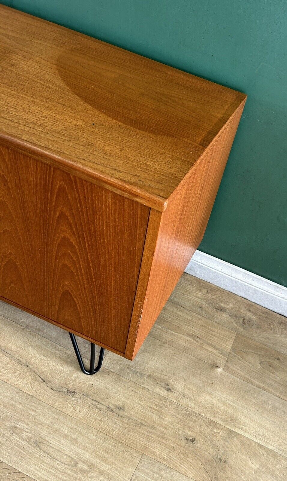 Retro Vintage Mid Century Teak G Plan Sideboard On Hairpin Legs-Courier