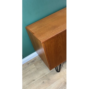 Retro Vintage Mid Century Teak G Plan Sideboard On Hairpin Legs-Courier