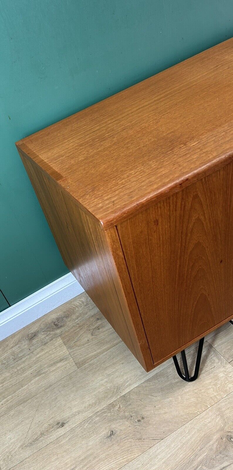 Retro Vintage Mid Century Teak G Plan Sideboard On Hairpin Legs-Courier