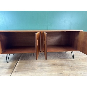 Retro Vintage Mid Century Teak G Plan Sideboard On Hairpin Legs-Courier