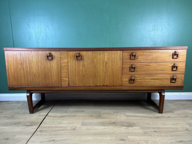 Retro Vintage Mid Century Teak Sideboard By Beautility Furniture-Courier