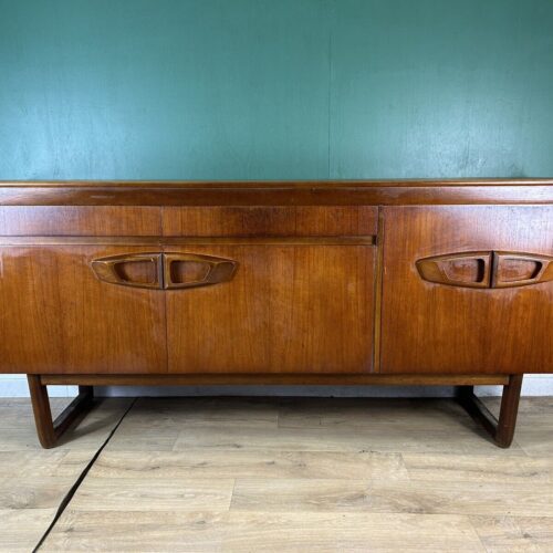 Retro Vintage Mid Century Teak Sideboard By Beautility Furniture-Courier
