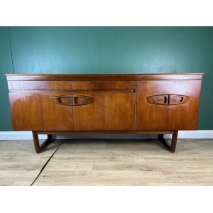 Retro Vintage Mid Century Teak Sideboard By Beautility Furniture-Courier