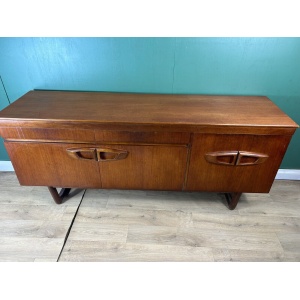 Retro Vintage Mid Century Teak Sideboard By Beautility Furniture-Courier