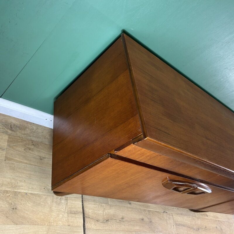 Retro Vintage Mid Century Teak Sideboard By Beautility Furniture-Courier