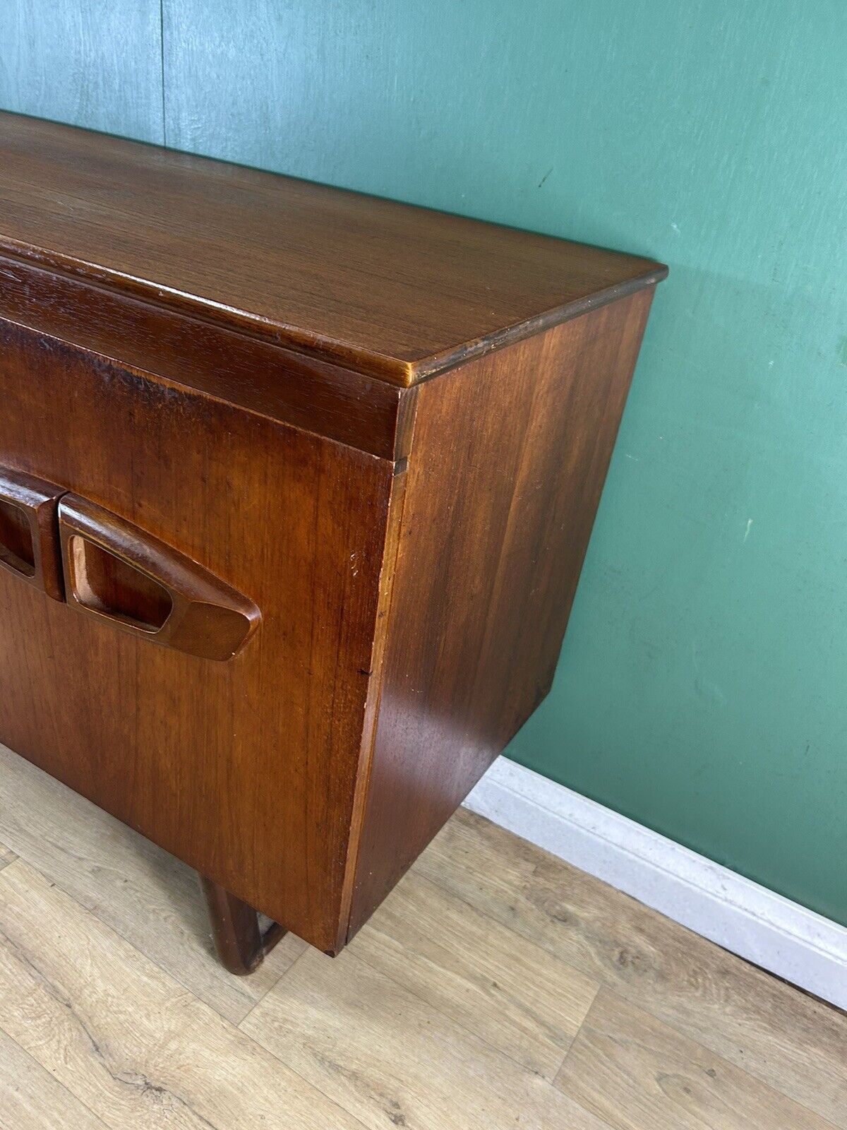 Retro Vintage Mid Century Teak Sideboard By Beautility Furniture-Courier