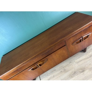 Retro Vintage Mid Century Teak Sideboard By Beautility Furniture-Courier