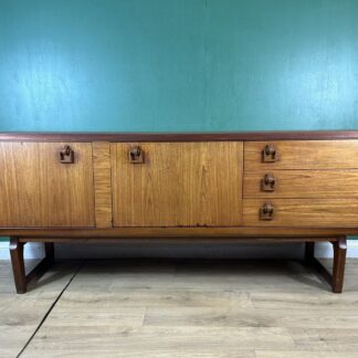 Retro Vintage Mid Century Teak Sideboard By Beautility Furniture-Courier