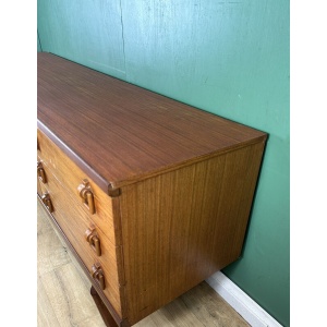 Retro Vintage Mid Century Teak Sideboard By Beautility Furniture-Courier