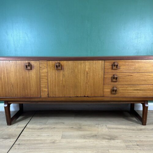 Retro Vintage Mid Century Teak Sideboard By Beautility Furniture-Courier