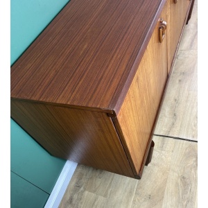 Retro Vintage Mid Century Teak Sideboard By Beautility Furniture-Courier