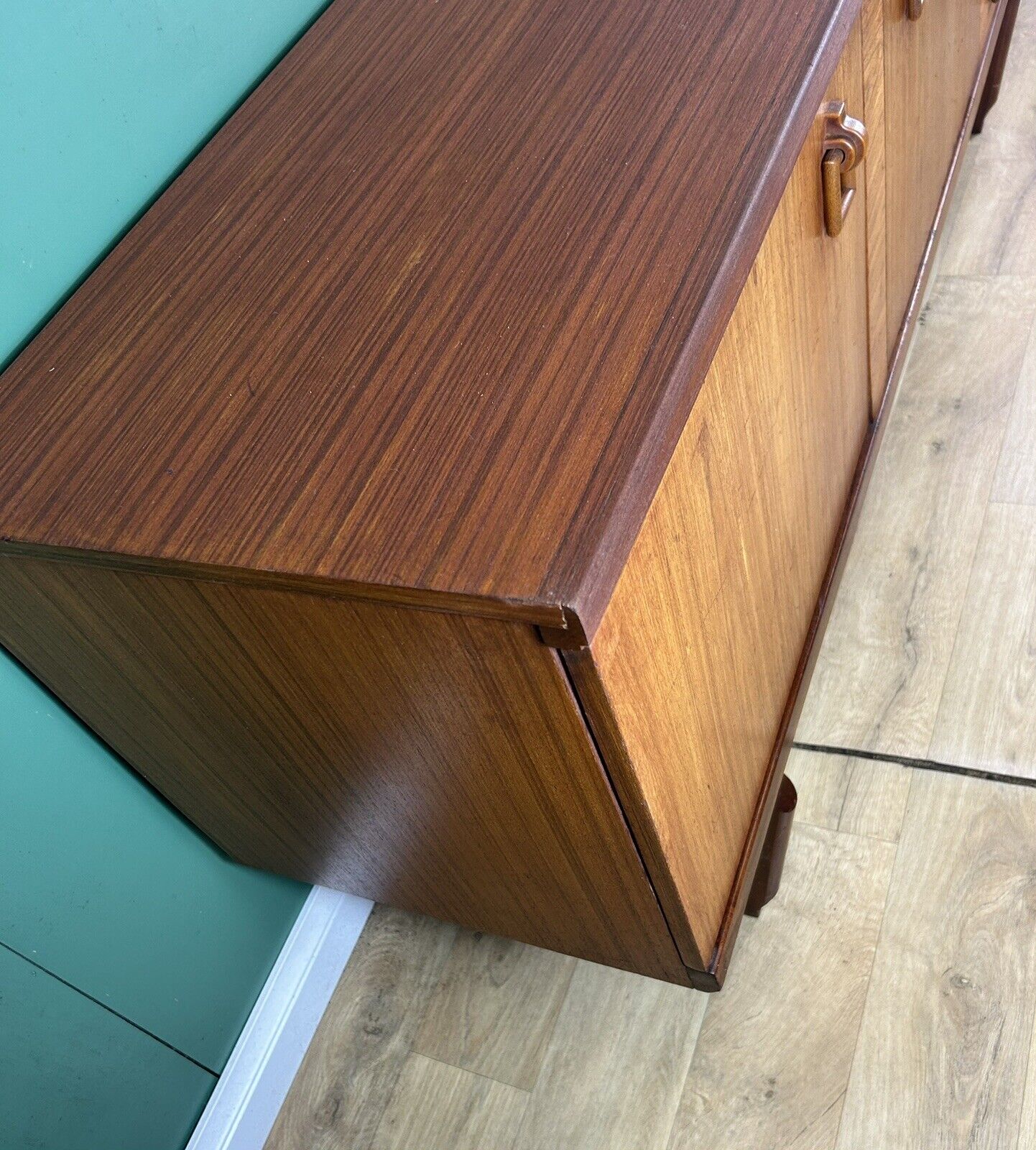 Retro Vintage Mid Century Teak Sideboard By Beautility Furniture-Courier