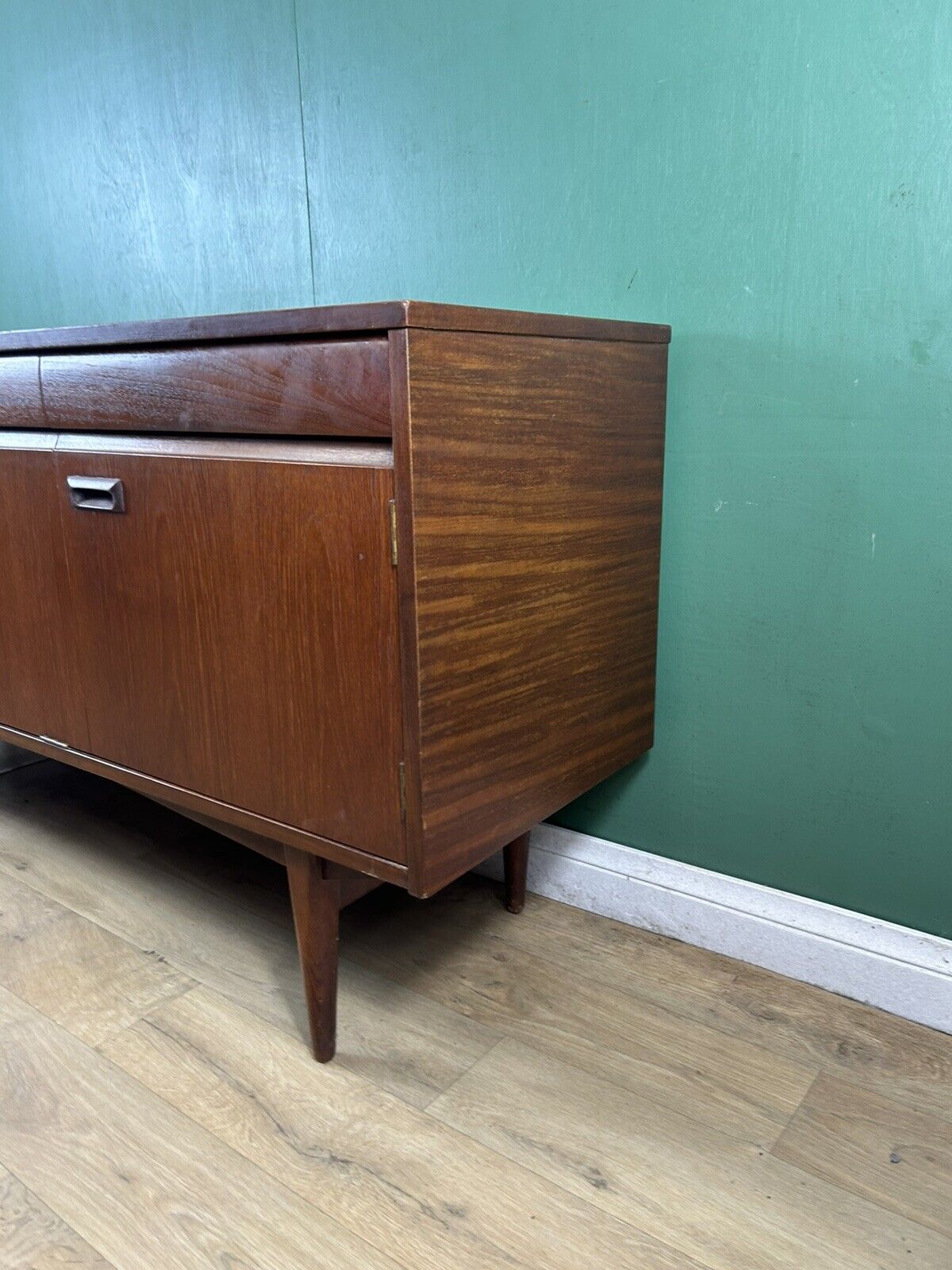 Retro Vintage Mid Century Teak Sideboard By Elliot’s Of Newbury-Courier