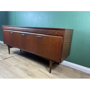 Retro Vintage Mid Century Teak Sideboard By Elliot’s Of Newbury-Courier