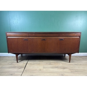 Retro Vintage Mid Century Teak Sideboard By Elliot’s Of Newbury-Courier